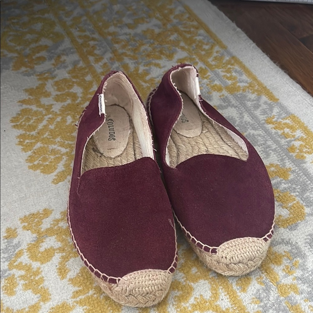 Soludos Women's Burgundy Espadrilles